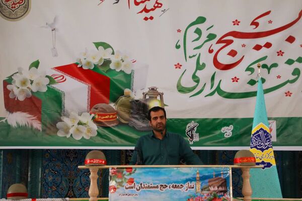 استقبال باشکوه مردم لنده از شهدای گمنام