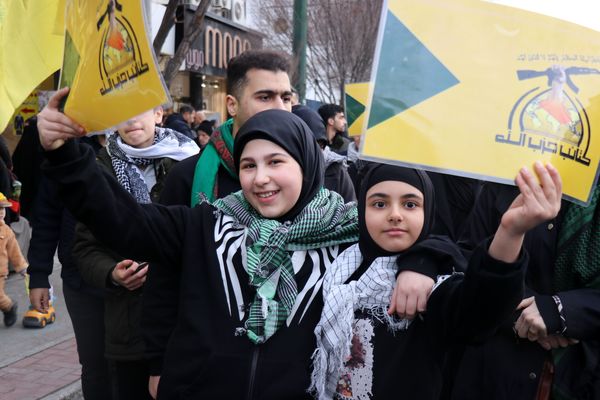 مراسم بزرگداشت شهید سید حسن نصرالله در مشهد