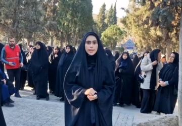 تشییع باشکوه پیکر مطهر شهید سرگرد ابوالفضل عرب در گالیکش