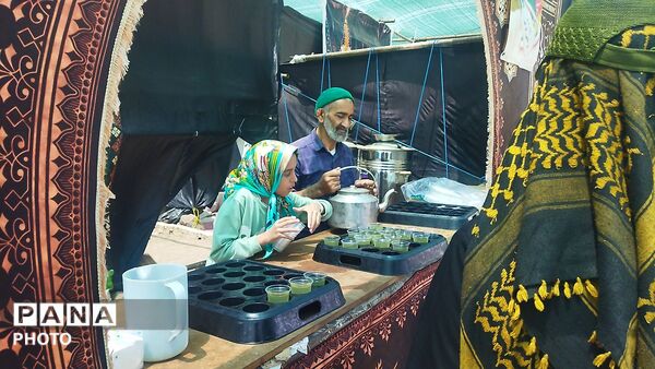 موکب محب الحسین میزبان زائران پیاده امام رضا ( ع) 