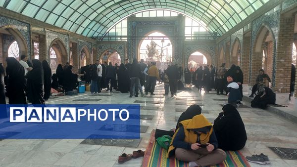 آیین چراغ برات در مزار شهیدان خلیل آباد