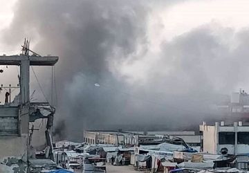 حملات هوایی و توپخانه‌ای ارتش رژیم صهیونیستی به خان یونس