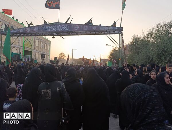 زمزمه‌ های سوگ در کوچه‌های خشتی؛ وقتی نخل چاه‌ ملکی به یاد حسین (ع) برمی‌خیزد