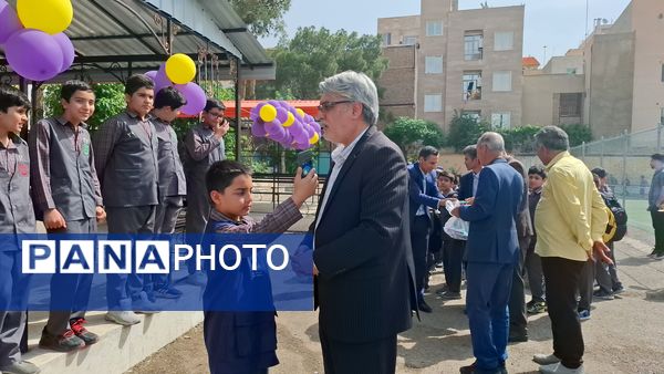 افتتاحیه آلاچیق در دبستان پانزده خرداد 