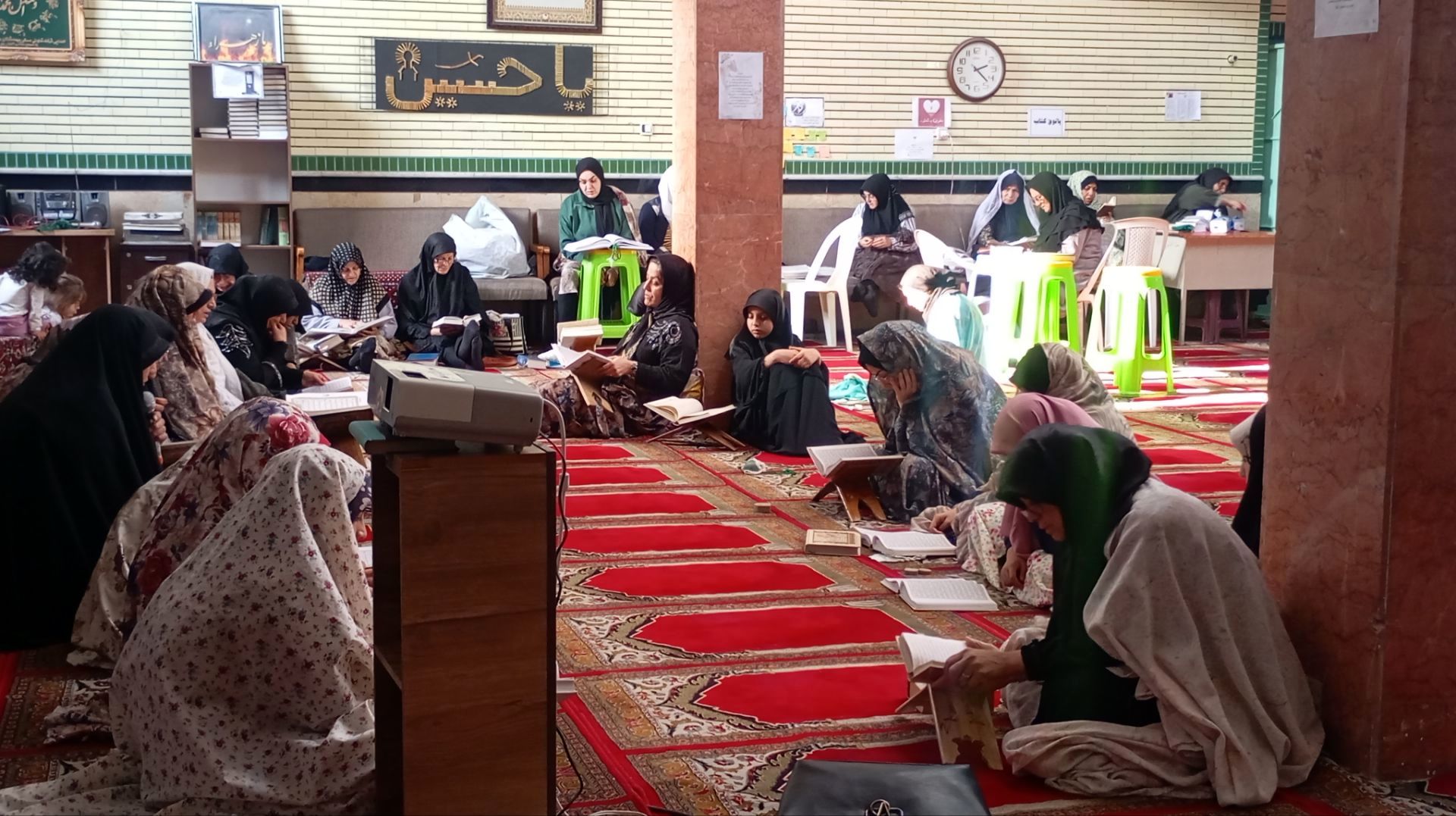 سومین روز اعتکاف دانش‌آموزان شهرستان فردیس