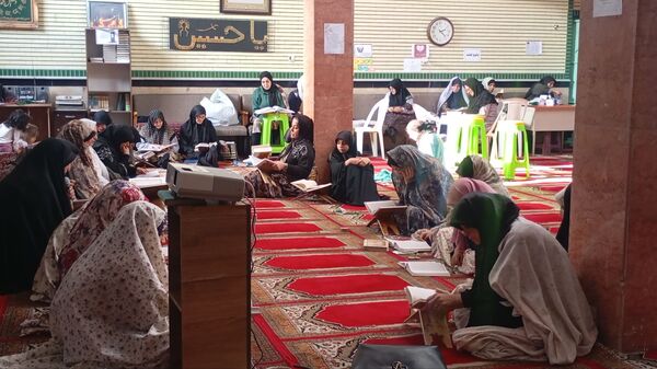 سومین روز اعتکاف دانش‌آموزان شهرستان فردیس