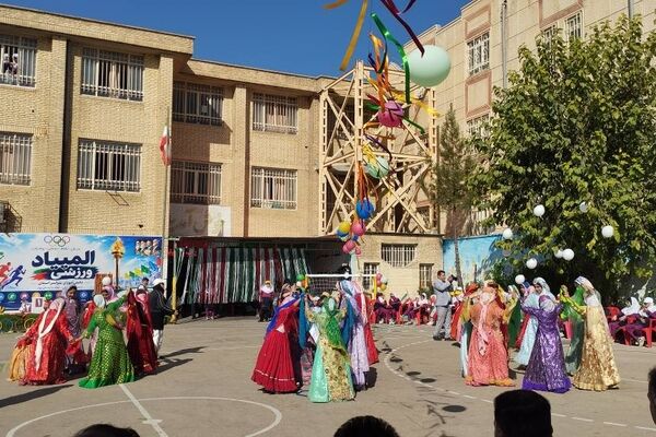  المپیاد ورزشی در دبستان شاهد یاسوج
