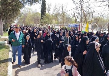 طنین مردمان شهرستان مرزی پارس‌آباد بار دیگر نیز نشان از حمایت و پایداری است