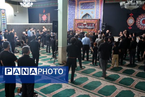 عزاداری ظهر عاشورا در مسجد حضرت صاحب الزمان(عج) مشهد