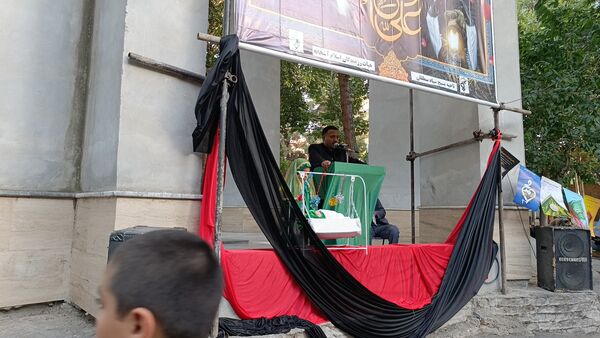 مراسم شیرخوارگان حسینی در آشخانه 
