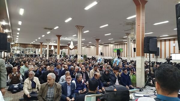 مراسم پر فیض دعای ندبه به همراه آئین رونمایی و عطرافشانی سنگ یادبود شهید گمنام 