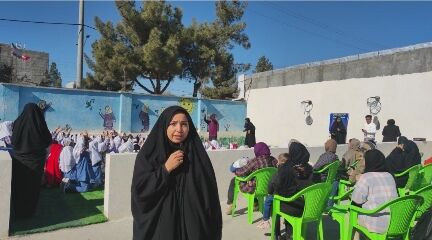 مسابقات استعدادیابی کمیته دارت شیروان در دبستان دخترانه راهیان کوثر