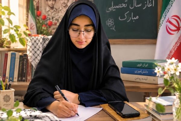 پیام نماینده دانش‌آموزان دختر استان قم در مجلس دانش‌آموزی کشور به مناسبت آغاز سال تحصیلی