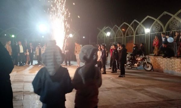 جشن سالروز پیروزی انقلاب اسلامی در  حسینیه روستای مهدی آباد خلیل آباد 