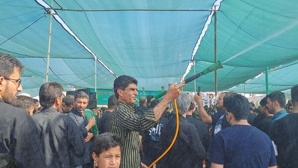 مراسم عزاداری و زنجیر زنی شهادت امام حسن مجتبی(ع) و رحلت پیامبر اکرم (ص) در  روستای کفکی خراسان رضوی