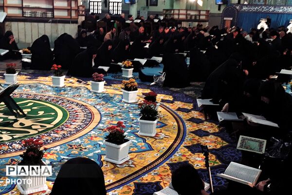 مراسم عزاداری شهادت رهبر معظم انقلاب در حرم مطهر حضرت عبدالعظیم حسنی (ع)