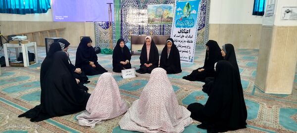 حضور چشمگیر نوجوانان هلیلانی در مراسم معنوی اعتکاف 