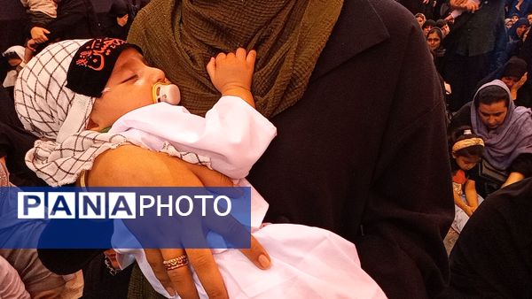 مراسم شیرخوارگان حسینی در حسینیه عاشقان ثارالله قائمشهر