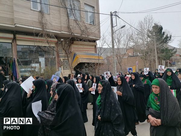 راهپیمایی روز جهانی قدس در شهر بار نیشابور