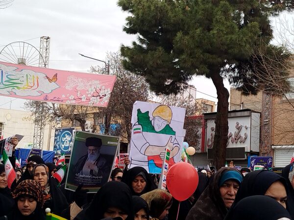 راهپیمایی 22 بهمن با حضور گسترده ای از مردم در شهرستان نیشابور