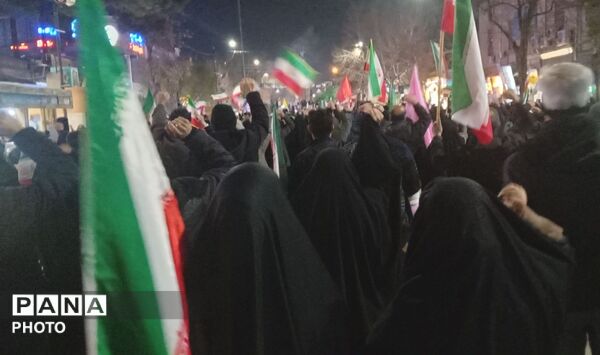 حضور گسترده و پرشور مردم انقلابی نیشابور در اجتماع خونخواهی رهبر انقلاب