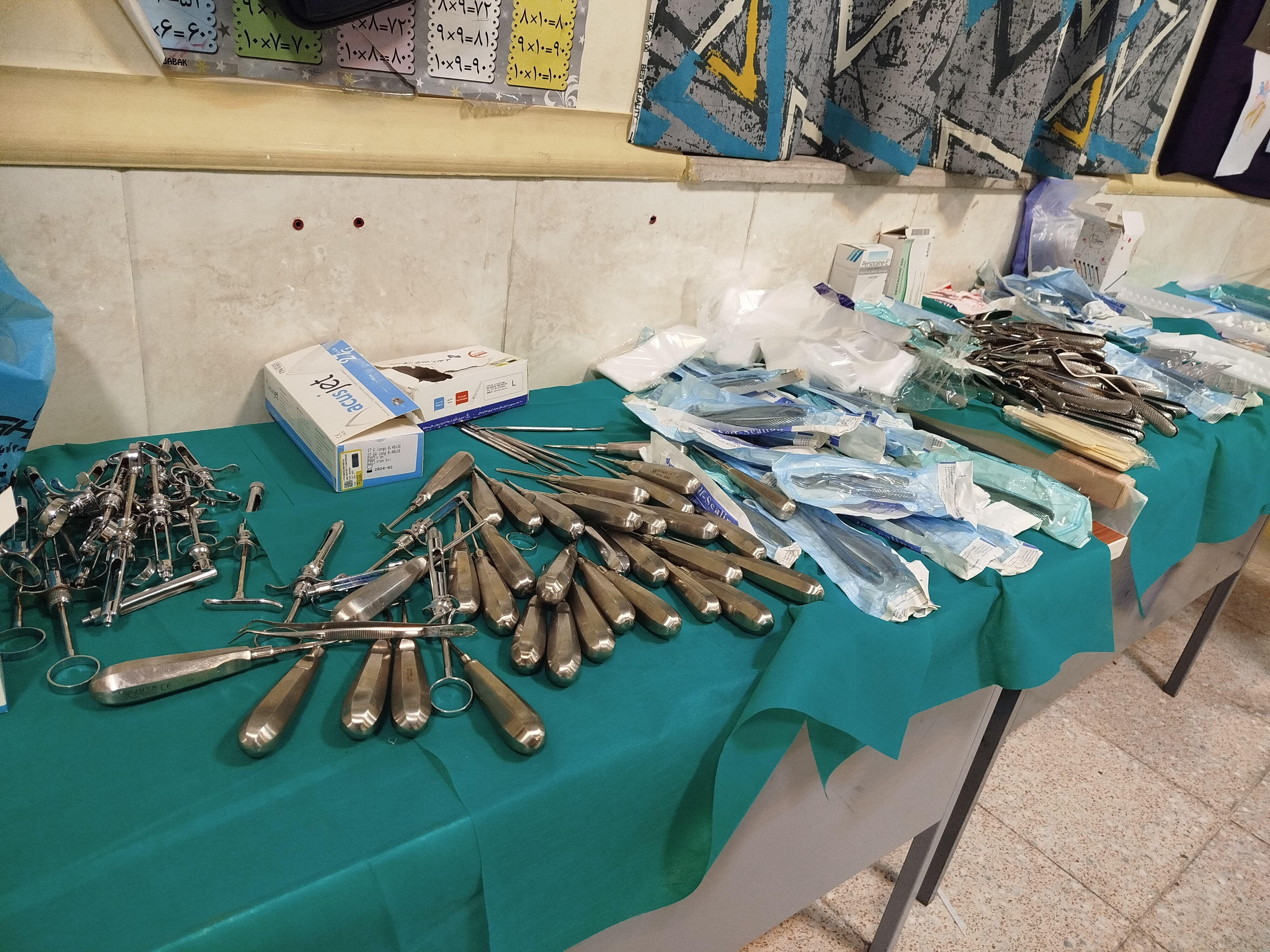 استقرار پزشکان جهادی در شهرستان بندر لنگه 