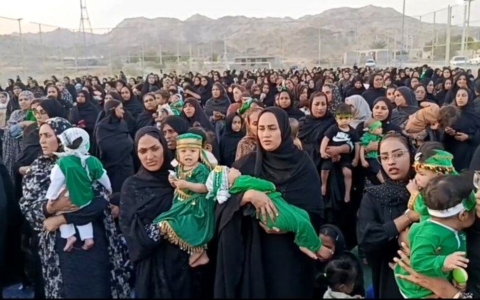 مراسم شیرخوارگان حسینی در جغین
