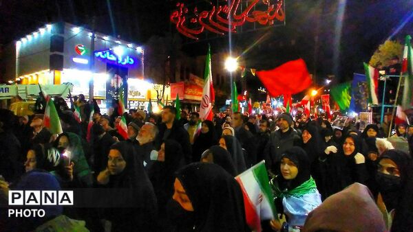 خروش مردمان انقلابی شهرستان ملایر به یاد رهبر شهید جمهوری اسلامی