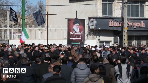 سوگواری مردم نظرآباد در غم فقدان رهبر فرزانه انقلاب 