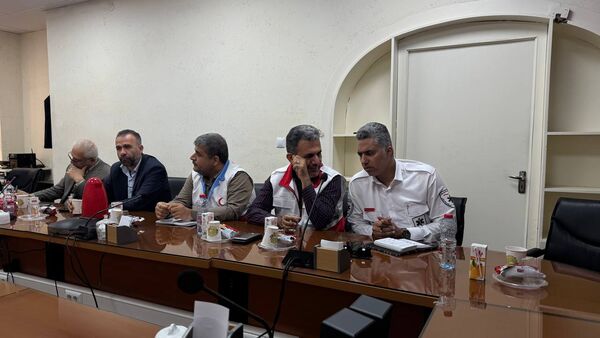 جلسه هماهنگی کمیته فنی مدیریت بحران استان بوشهر برای برگزاری مانور سراسری زلزله در مدارس