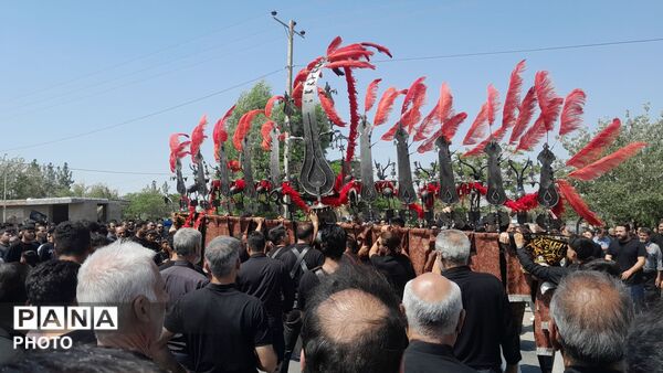 سوگواری مردم شهر جعفریه در  ۲۸ صفر 