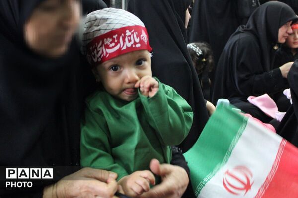 مراسم شیرخوارگان حسینی در منطقه پردیس