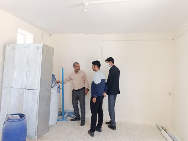 بازدید کارشناس تربیت بدنی شهرستان خلیل آباد از دبیرستان رئیس زاده 