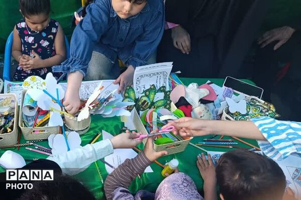 برپایی غرفه های مهدویت، فرهنگی هنری، بهداشت - سلامت، ورزشی و بسیج فرهنگیان در چهاردانگه
