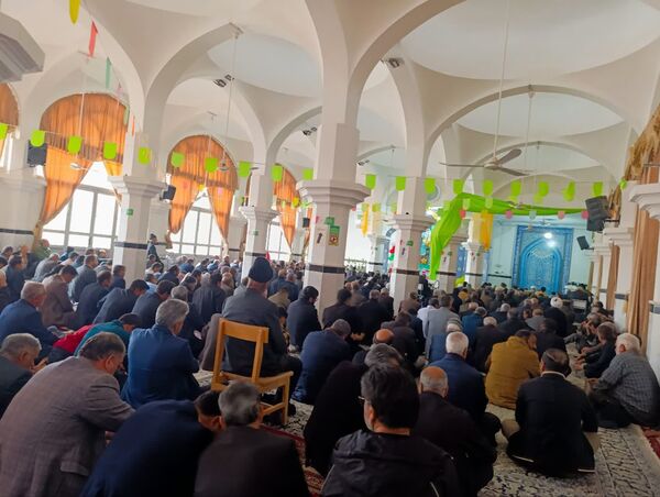 نماز عبادی و سیاسی در شهرستان خلیل آباد