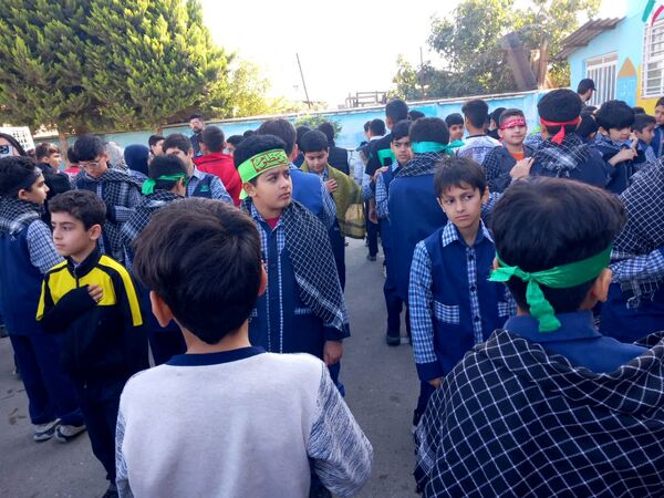 مراسم شهادت حضرت فاطمه(س) در مدرسه شهدای فرهنگی