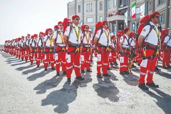 آماده‌باش نیروهای عملیاتی هلال‌احمر درپی تشدید فعالیت سامانه بارشی