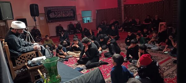 مراسم سینه زنی و دهه دوم فاطمیه در حسینیه شیرزاد نیشابور 