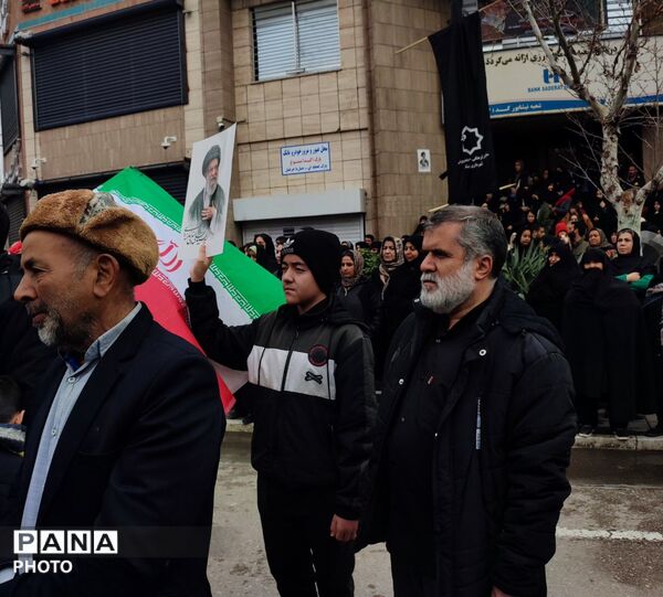 قاب پانا میزبان مراسم تشییع پیکر شهدا نیشابور 