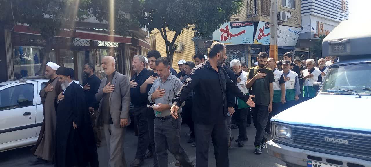 عزاداری شهادت ثامن‌الحجج(ع) در جویبار