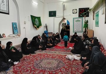 مراسم شب اربعین حسینی در روستای نقاب