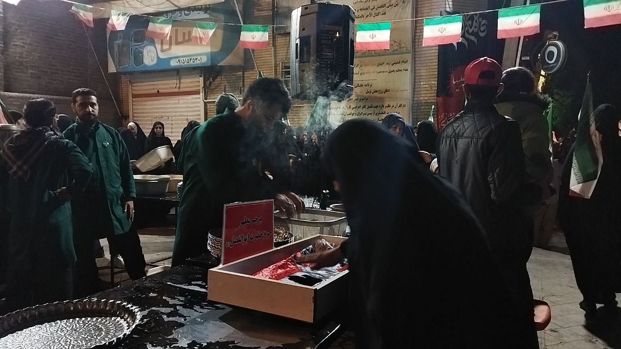 چایخانه فاطمه الزهرا در چهل و ششمین شب از اجتماعات مردمی نیشابور 