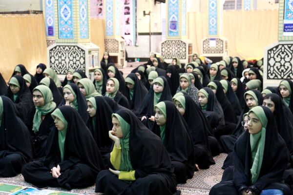 مراسم اعتکاف در مسجد ابوذر منطقه ۱۴ تهران 