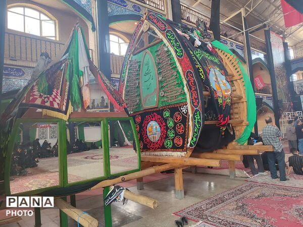 مراسم عزاداری رحلت پیامبر اکرم و شهادت امام حسن مجتبی در روستای علی آباد 