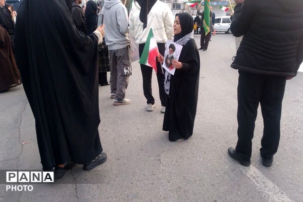 حضور مردم پردیس برای خنثی کردن حرکات  احتمالی مزدوران صهیونی