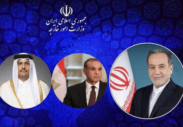 تماس‌های تلفنی عراقچی با همتایان مصری و قطری