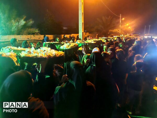 مراسم سینی‌گردانی حضرت قاسم (ع) در شب شام غریبان