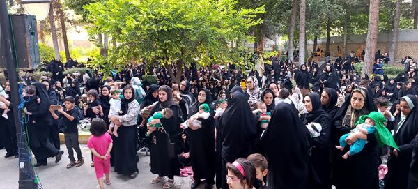 مراسم شیرخوارگان حسینی در آشخانه 