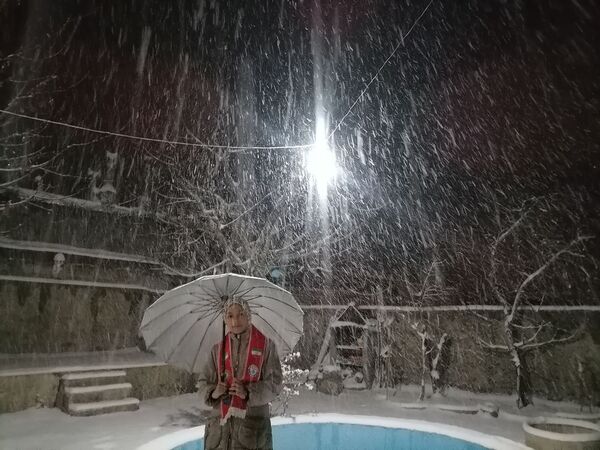 گذری بر بارش برف زمستانی در شهر بار