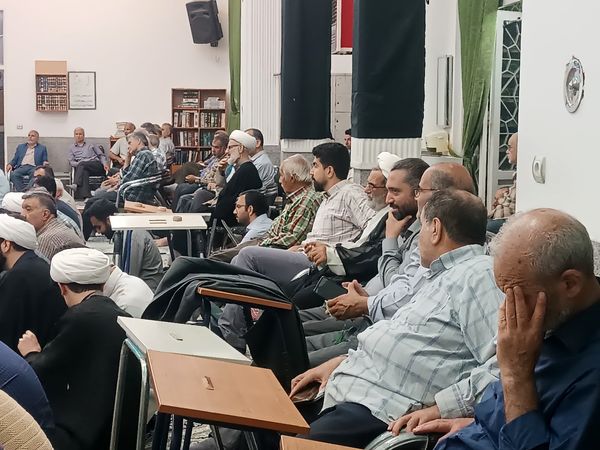 مراسم نخستین سالگرد شهادت شهدای خدمت در مسجد الهادی نیشابور 